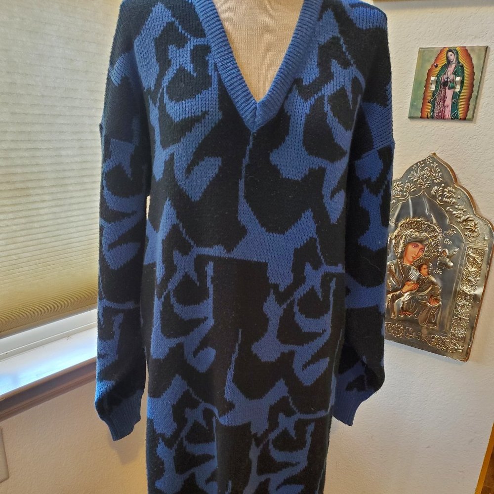 Vintage 1980's sweater dress